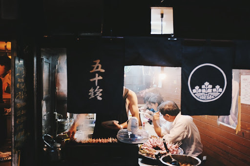 Restaurante callejero japonés