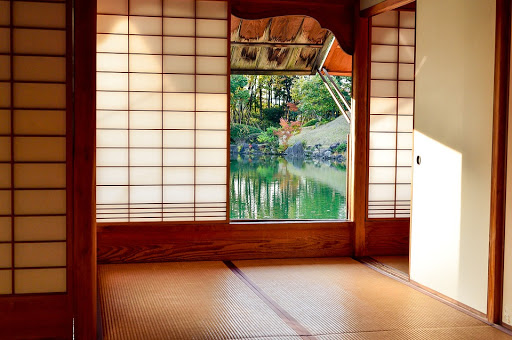 Interior de la casa de estilo japonés