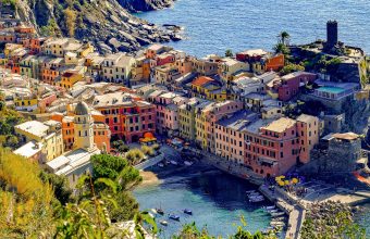 Cinque Terre from above