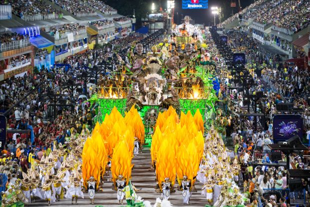 Street carneval in Brazil