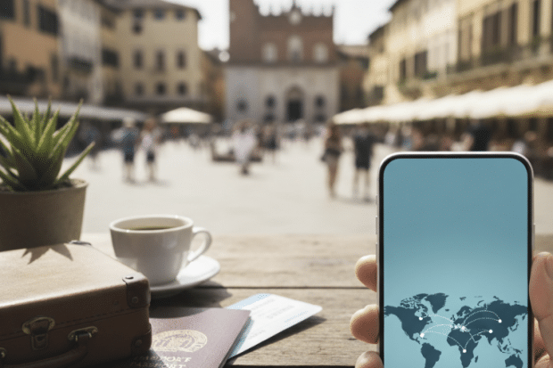 tourist is turning data roaming off