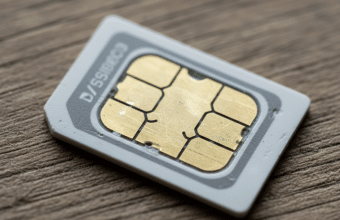 deformed sim card